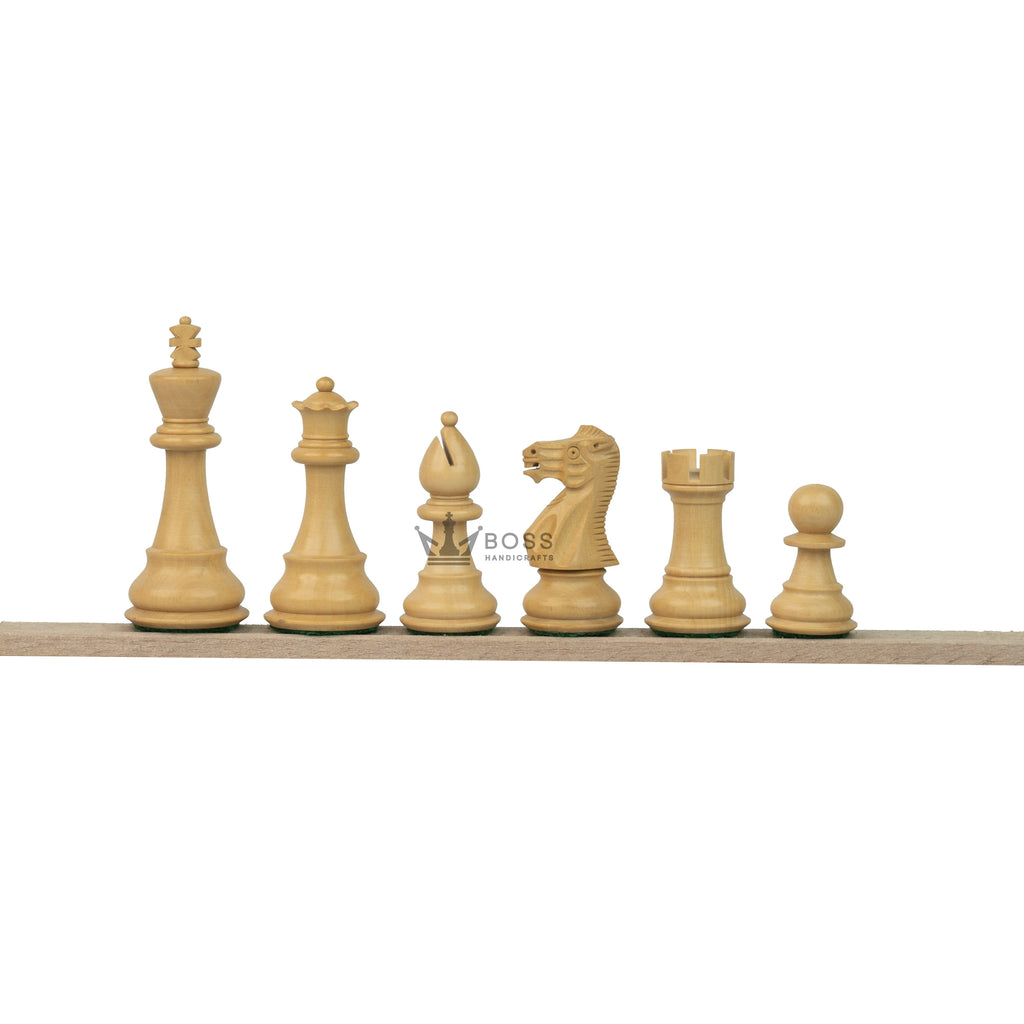 3” ROYAL KNIGHT STAUNTON ROSEWOOD WEIGHTED CHESS PIECES & 21” GOLDEN ROSEWOOD CHESSBOARD & BOX