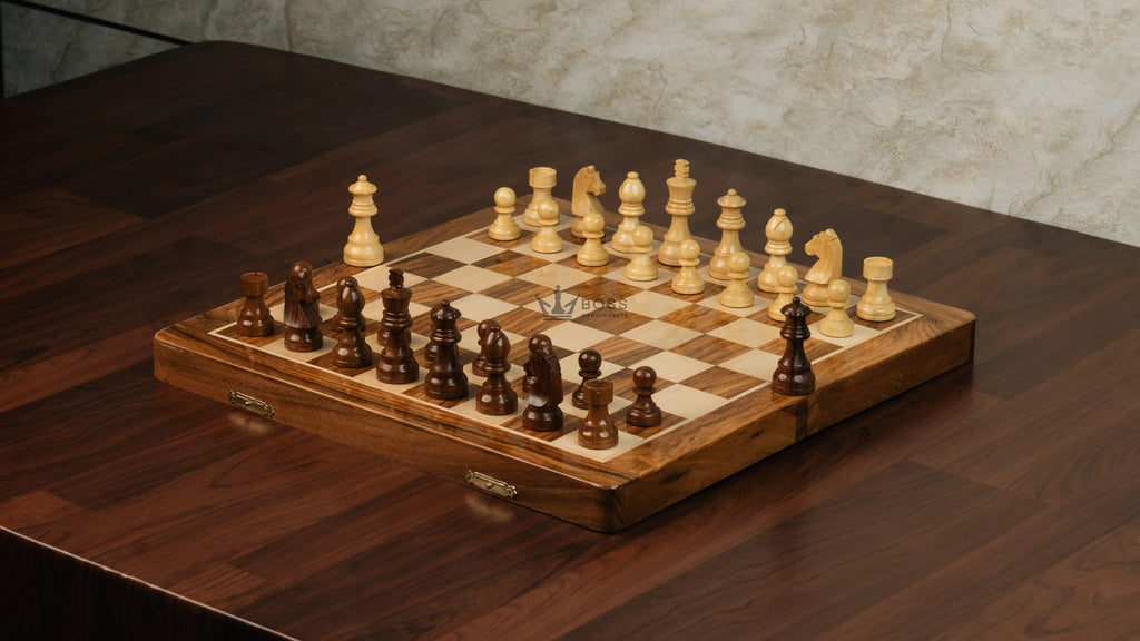 16” LARGE TRAVEL FOLDABLE MAGNETIC CHESS SET