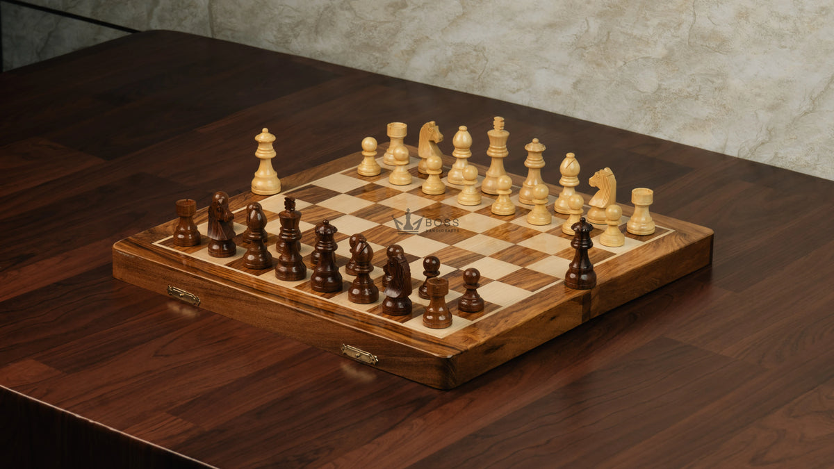 16” LARGE TRAVEL FOLDABLE MAGNETIC CHESS SET