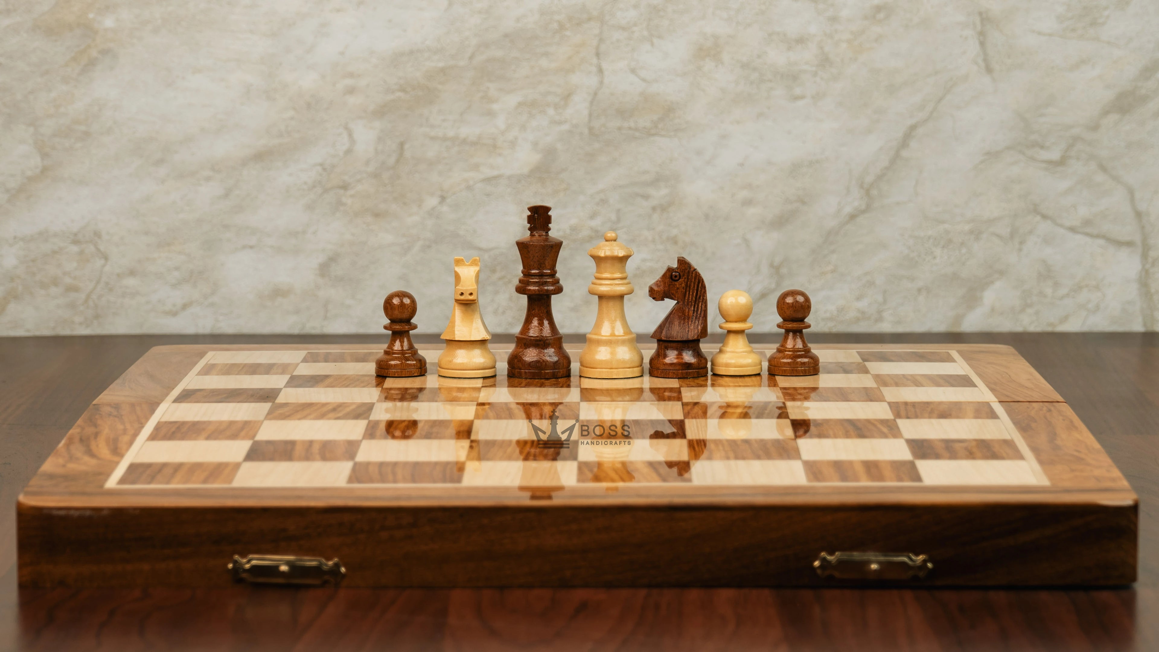 16” LARGE TRAVEL FOLDABLE MAGNETIC CHESS SET