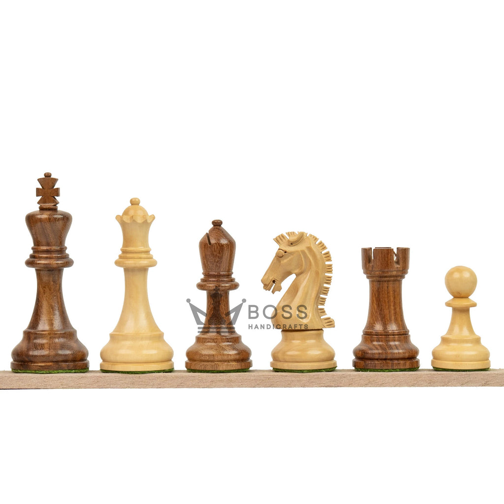 3.9” MOHAWK KNIGHT STAUNTON WEIGHTED CHESS PIECES