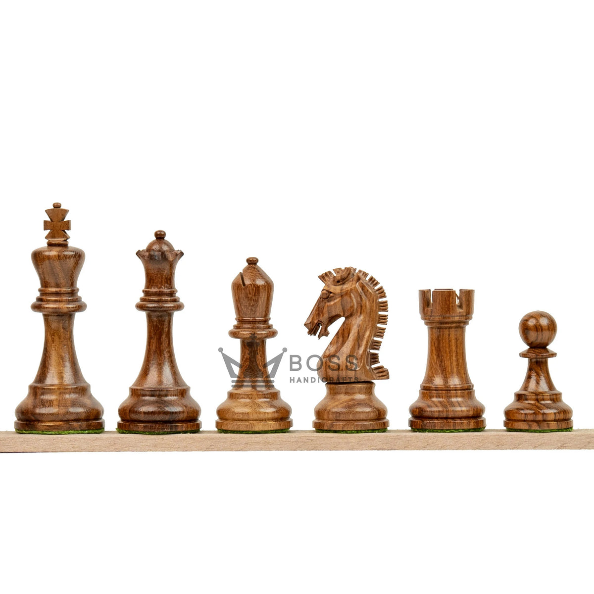 3.9” MOHAWK KNIGHT STAUNTON WEIGHTED CHESS PIECES