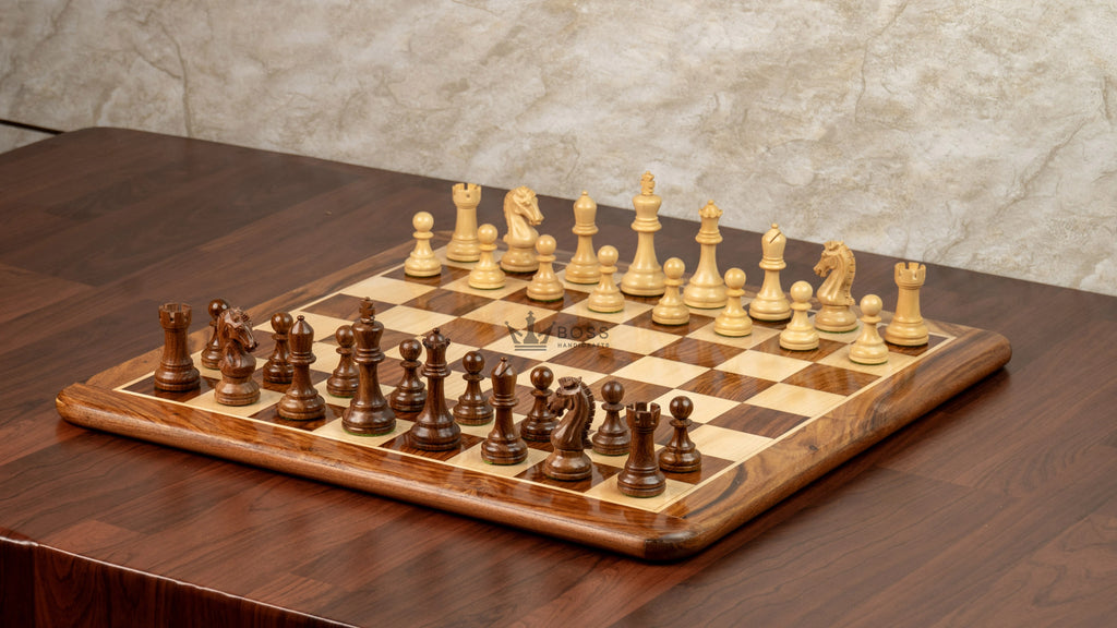 3.9” MOHAWK KNIGHT STAUNTON WEIGHTED CHESS PIECES