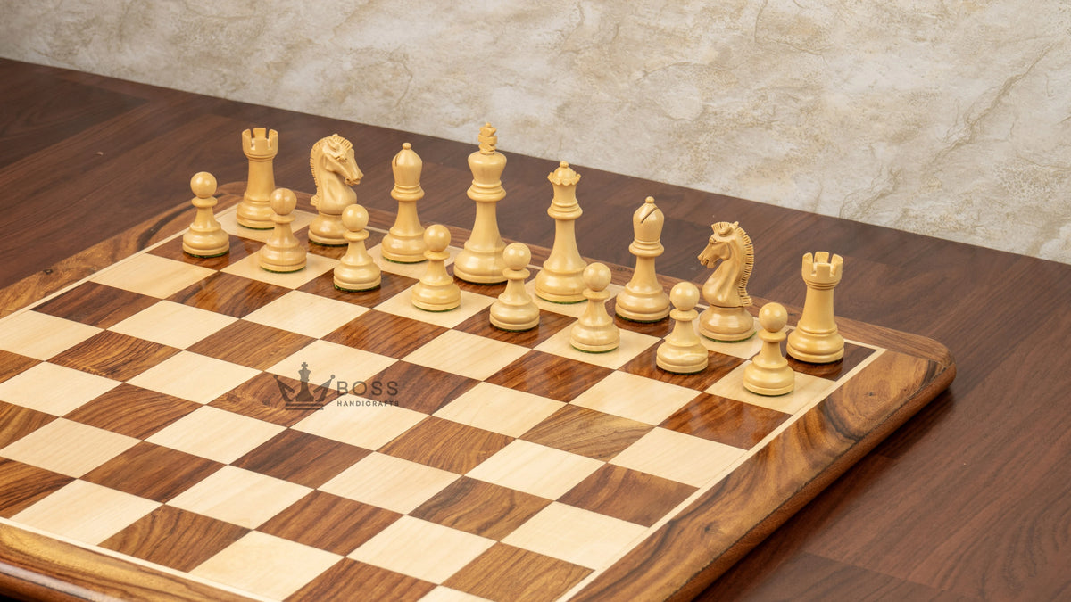 3.9” MOHAWK KNIGHT STAUNTON WEIGHTED CHESS PIECES