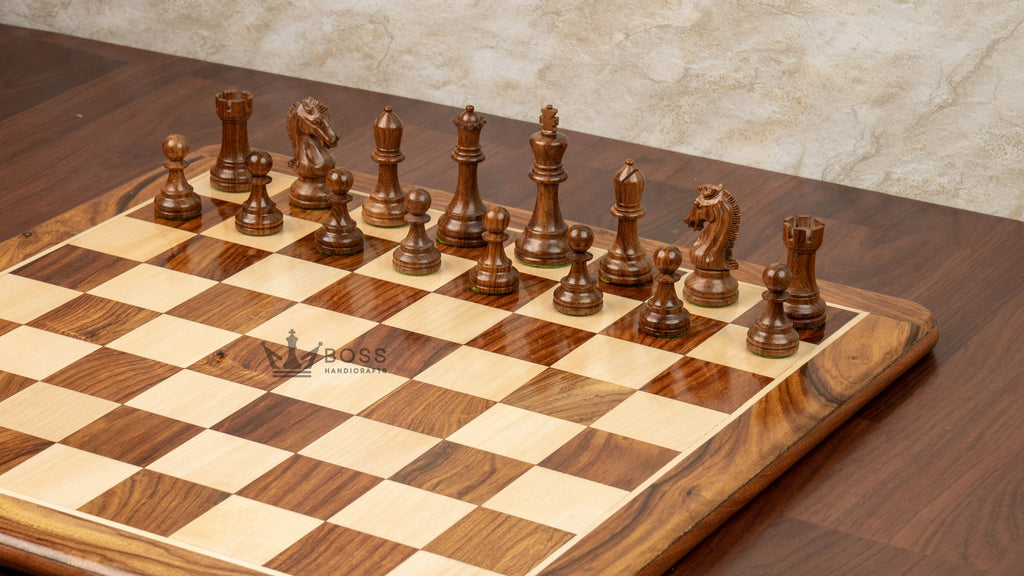 3.9” MOHAWK KNIGHT STAUNTON WEIGHTED CHESS PIECES