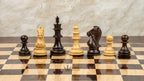 4.1” DOUBLE HEAD ROSEWOOD WEIGHTED CHESS PIECES