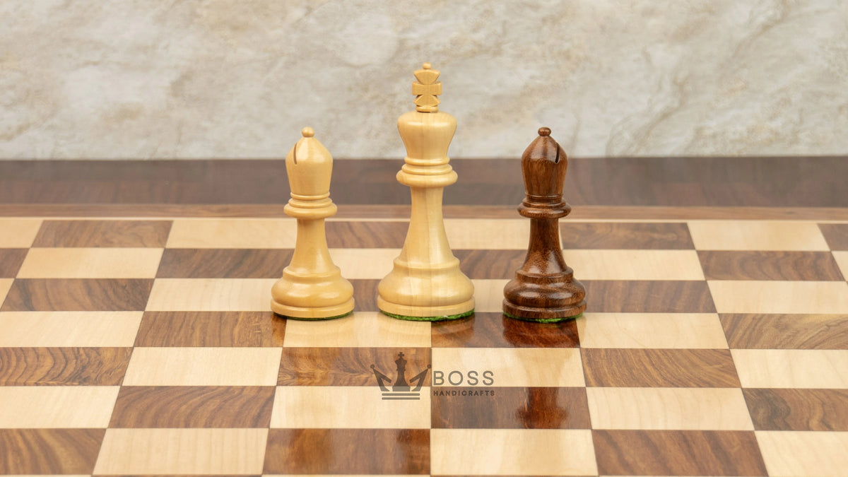 3.9” MOHAWK KNIGHT STAUNTON WEIGHTED CHESS PIECES