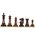 4.4” 1972 SKOPJE OLYMPIAD TRIPLE WEIGHTED ROSEWOOD CHESS PIECES, 21” ROSEWOOD CHESSBOARD & BOX