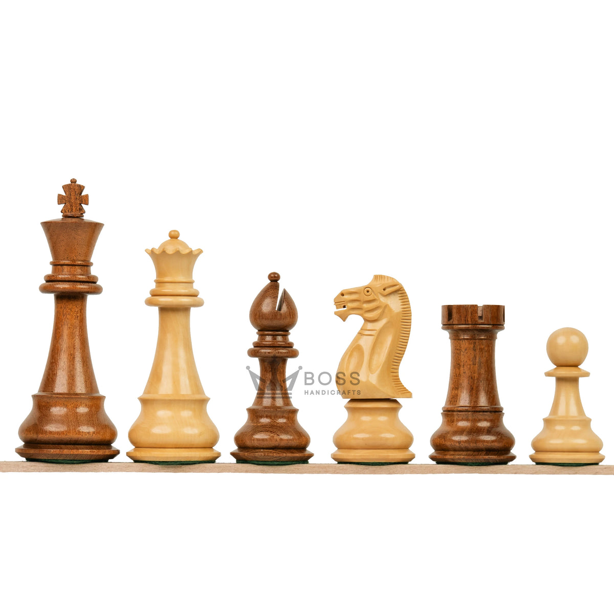 6” JUMBO ROYAL KNIGHT STAUNTON CHESS PIECES