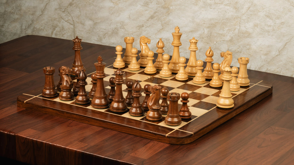 6” JUMBO ROYAL KNIGHT STAUNTON CHESS PIECES