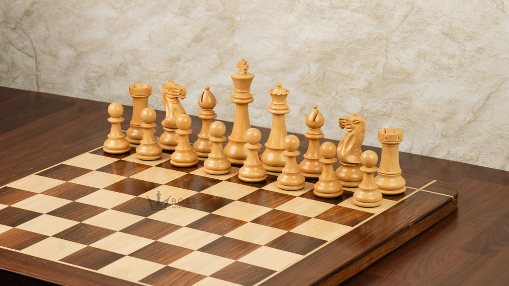 6” JUMBO ROYAL KNIGHT STAUNTON CHESS PIECES