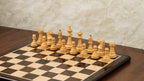 4.4” 1972 SKOPJE OLYMPIAD TRIPLE WEIGHTED ROSEWOOD CHESS PIECES, 21” ROSEWOOD CHESSBOARD & BOX