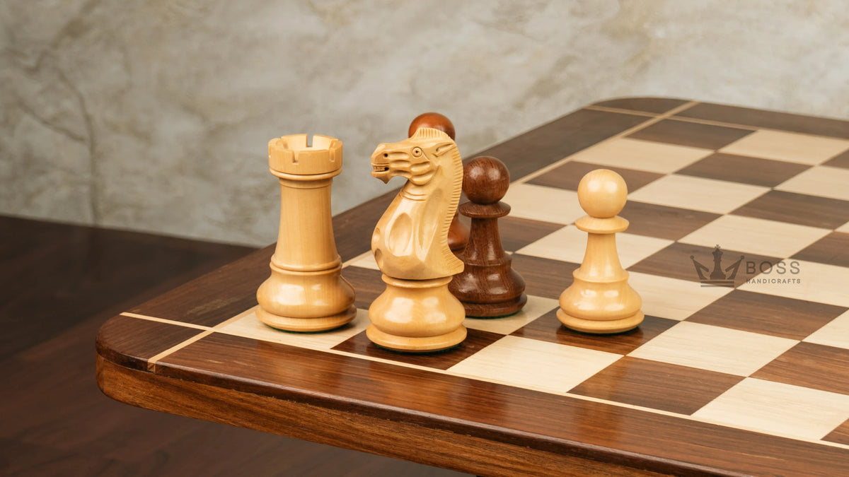 6” JUMBO ROYAL KNIGHT STAUNTON CHESS PIECES