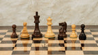 3.75” THE FISCHER SPASSKY 1972 SERIES ROSEWOOD DOUBLE WEIGHTED CHESS PIECES