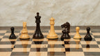 3.75” REPRODUCTION OF DRUEKE PLAYER CHOICE ROSEWOOD WEIGHTED CHESS PIECES
