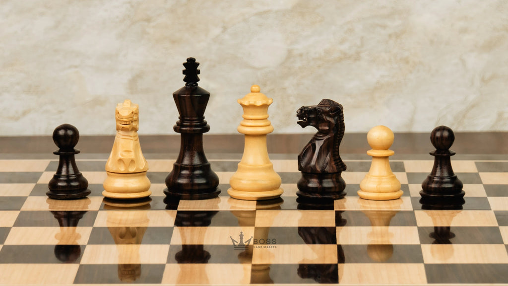 16” LUXURY ROSEWOOD TRAVEL FOLDABLE MAGNETIC CHESS SET