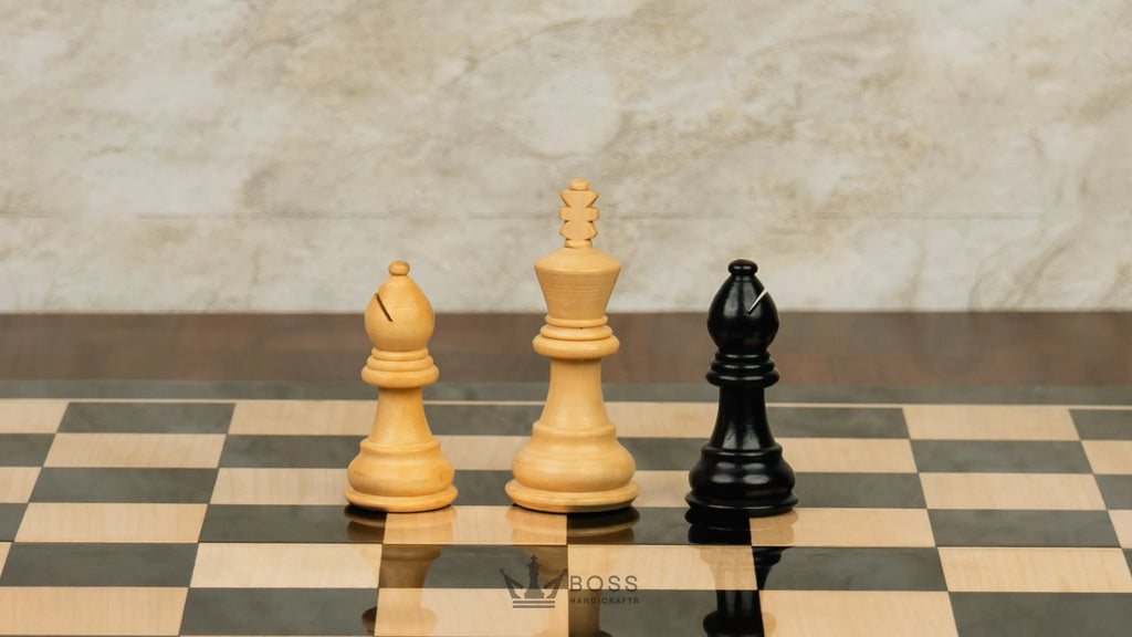 16” LUXURY EBONY TRAVEL FOLDABLE MAGNETIC CHESS SET