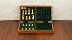 16” LUXURY EBONY TRAVEL FOLDABLE MAGNETIC CHESS SET
