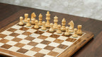 3” STAUNTON GERMAN KNIGHT WEIGHTED CHESS PIECES WITH 2 EXTRA QUEENS