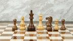 4.2” ROYAL KNIGHT STAUNTON WEIGHTED WOODEN CHESS PIECES