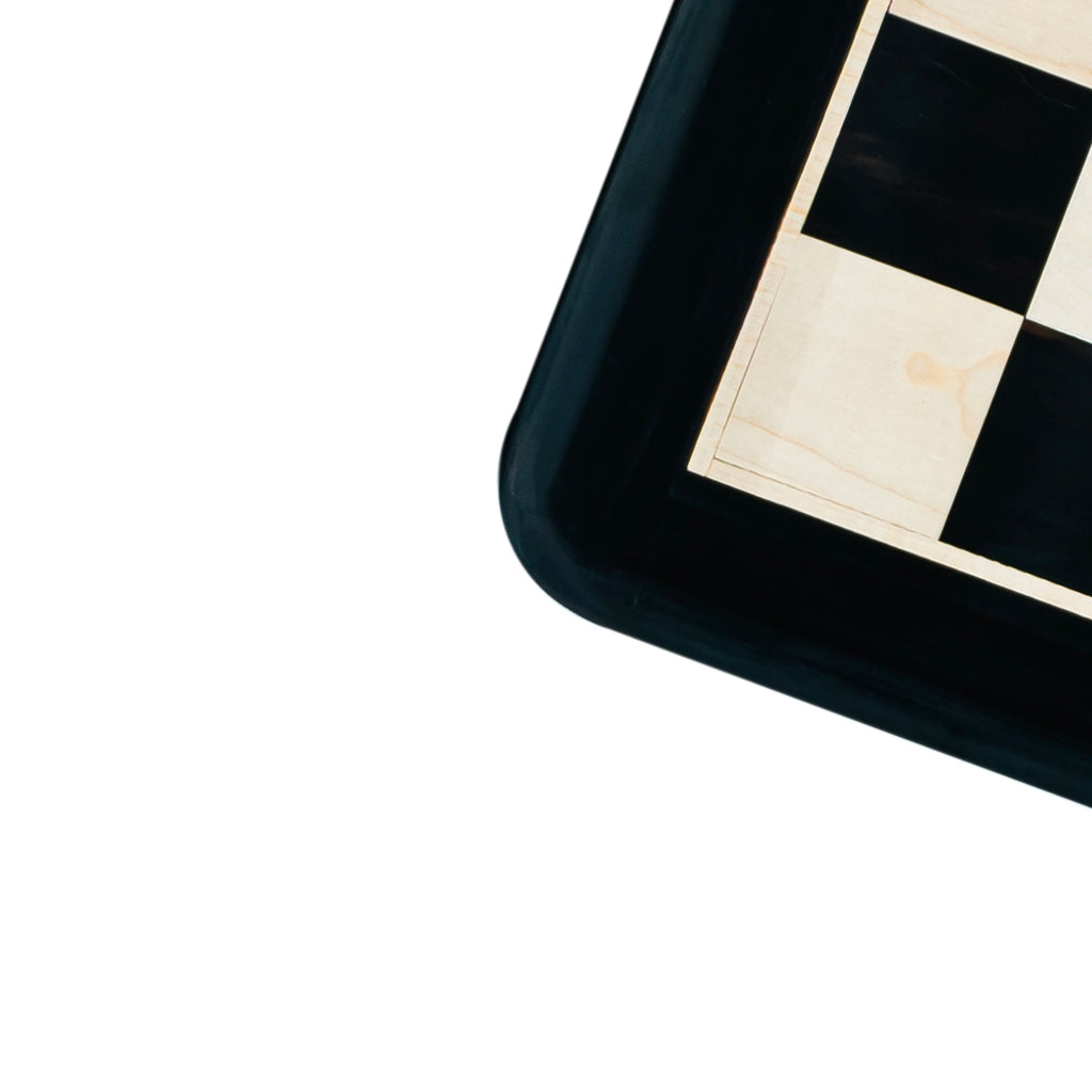 16” EBONY CHESS BOARD 43mm SQUARE