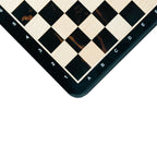 21” EBONY & MAPLE WOOD CHESSBOARD WITH NOTATIONS- 55mm SQUARE