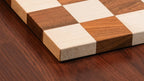 16” BORDERLESS HARDWOOD CHESSBOARD - 50mm SQUARE