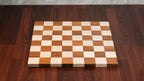 16” BORDERLESS HARDWOOD CHESSBOARD - 50mm SQUARE
