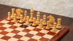 4.4” ARTHUR KNIGHT LUXURY STAUNTON CHESS PIECES WITH 21” PADAUK WOOD CHESSBOARD & STORAGE BOX