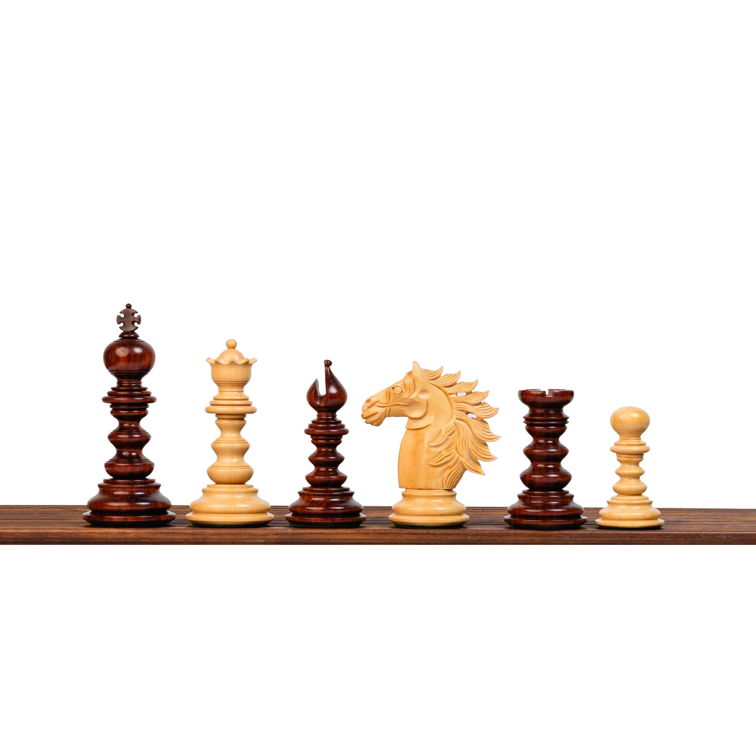 4.4” ARTHUR KNIGHT LUXURY TRIPLE WEIGHTED CHESS PIECES