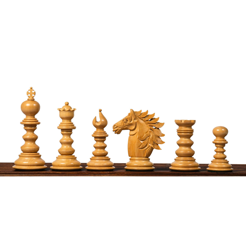 4.4” ARTHUR KNIGHT LUXURY STAUNTON EBONY CHESS PIECES