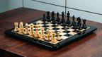 4.5” COLUMBIAN LUXURY STAUNTON EBONY TRIPLE WEIGHTED CHESS PIECES
