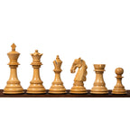 4.5” COLUMBIAN LUXURY STAUNTON EBONY TRIPLE WEIGHTED CHESS PIECES