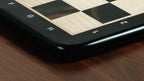 21” EBONY & MAPLE WOOD CHESSBOARD WITH NOTATIONS- 55mm SQUARE