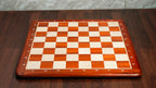 21” PADAUK (BUD) & MAPLE WOOD CHESSBOARD WITH NOTATION  - 55 mm SQUARE