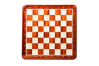 21” PADAUK (BUD) & MAPLE WOOD CHESSBOARD WITH NOTATION  - 55 mm SQUARE