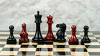 4.4” ROYAL KNIGHT STAUNTON LUXURY WOOD TRIPLE WEIGHTED CHESS PIECES