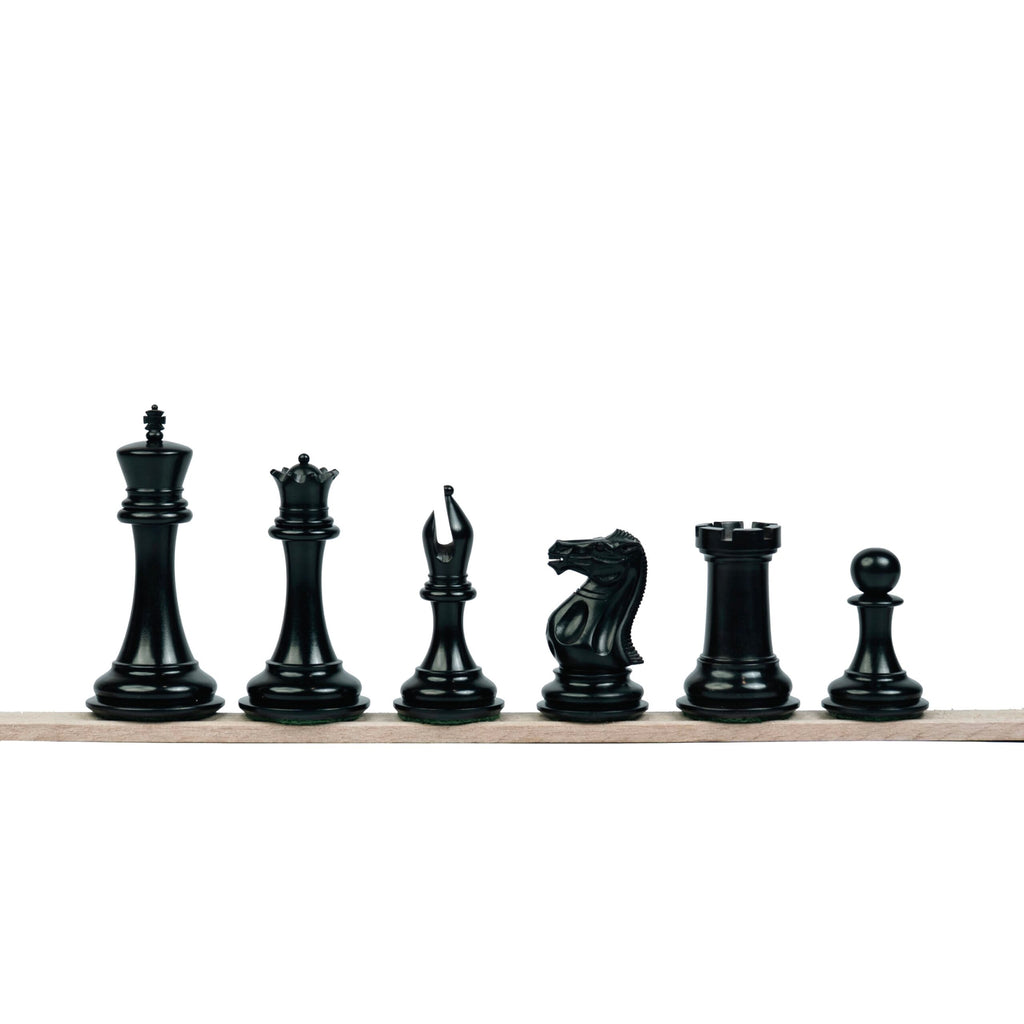 4.4” ROYAL KNIGHT STAUNTON LUXURY WOOD TRIPLE WEIGHTED CHESS PIECES