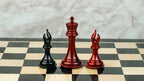 4.4” ROYAL KNIGHT STAUNTON LUXURY WOOD TRIPLE WEIGHTED CHESS PIECES