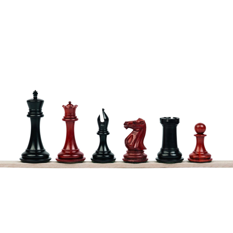 4.4” ROYAL KNIGHT STAUNTON LUXURY WOOD TRIPLE WEIGHTED CHESS PIECES