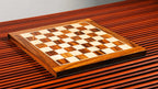 16” GOLDEN ROSEWOOD & MAPLE WOOD CHESSBOARD 45mm SQUARE