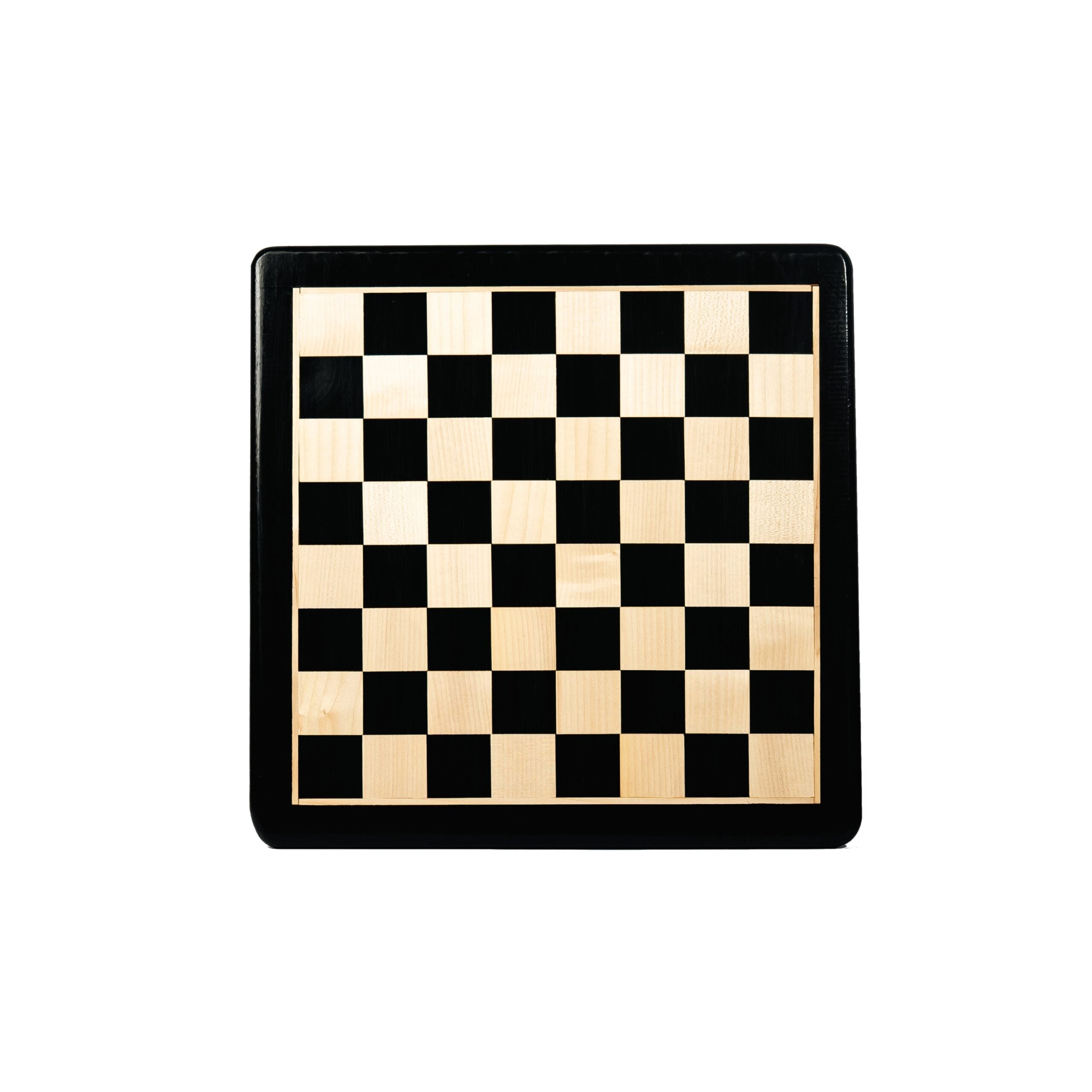 19" EBONY STYLE CHESSBOARD - 50mm SQUARE