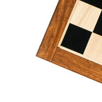 17” EBONY STYLE WITH GOLDEN ROSEWOOD BORDER CHESSBOARD 45mm SQUARE