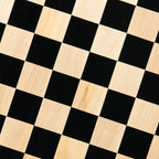 17” EBONY STYLE WITH GOLDEN ROSEWOOD BORDER CHESSBOARD 45mm SQUARE