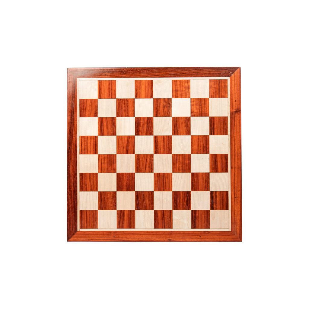 18” PADAUK (BUD) & MAPLE WOOD CHESSBOARD 50mm square