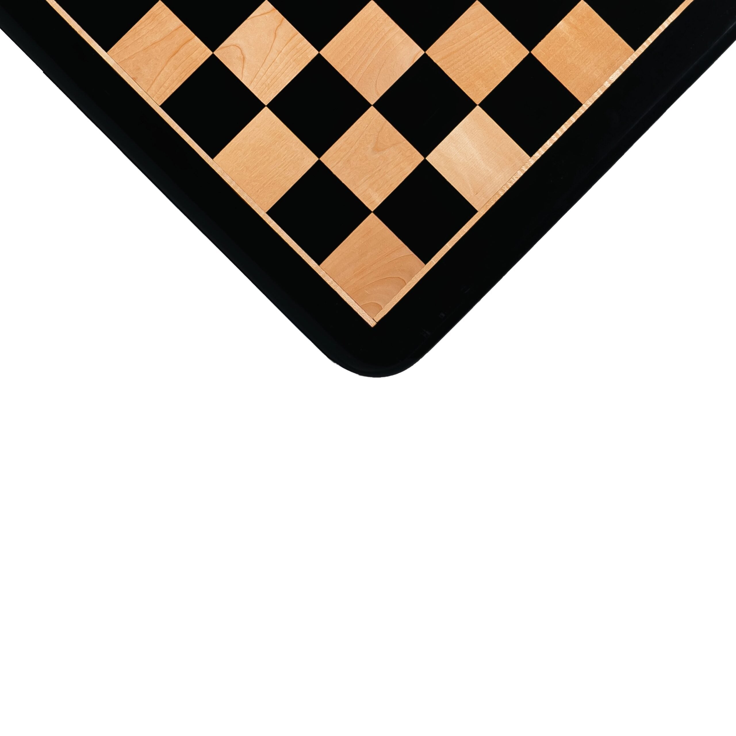 21” EBONY & MAPLE WOOD CHESSBOARD 55mm SQUARE