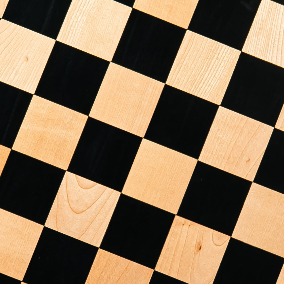 21” EBONY STYLE WITH GOLDEN ROSEWOOD BORDER CHESSBOARD 55mm SQUARE