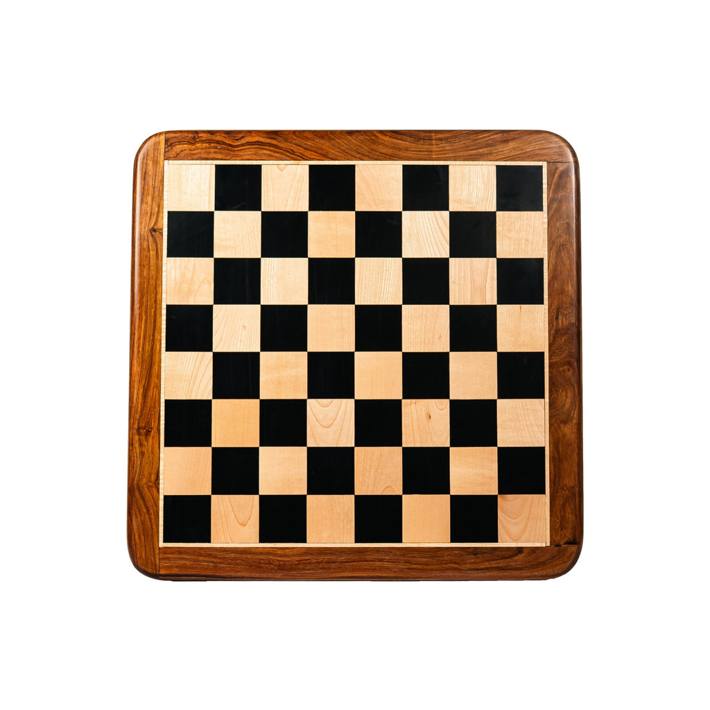 21” EBONY STYLE WITH GOLDEN ROSEWOOD BORDER CHESSBOARD 55mm SQUARE