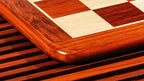 21” PADAUK (BUD) & MAPLE WOOD CHESSBOARD 55 mm SQUARE