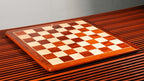 21” PADAUK (BUD) & MAPLE WOOD CHESSBOARD 55 mm SQUARE